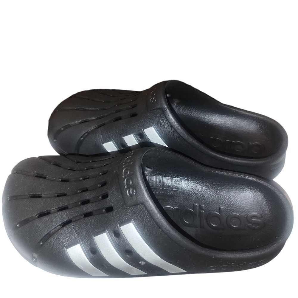 Adidas Kids USM5/USW6 Adilette Clog - Picture 2 of 5